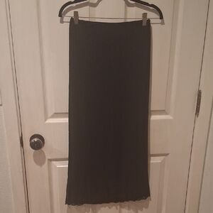 Elegant Black Maxi Skirt